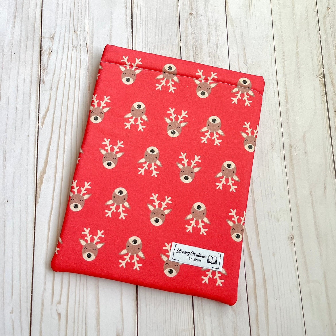 Reindeer Book Sleeve