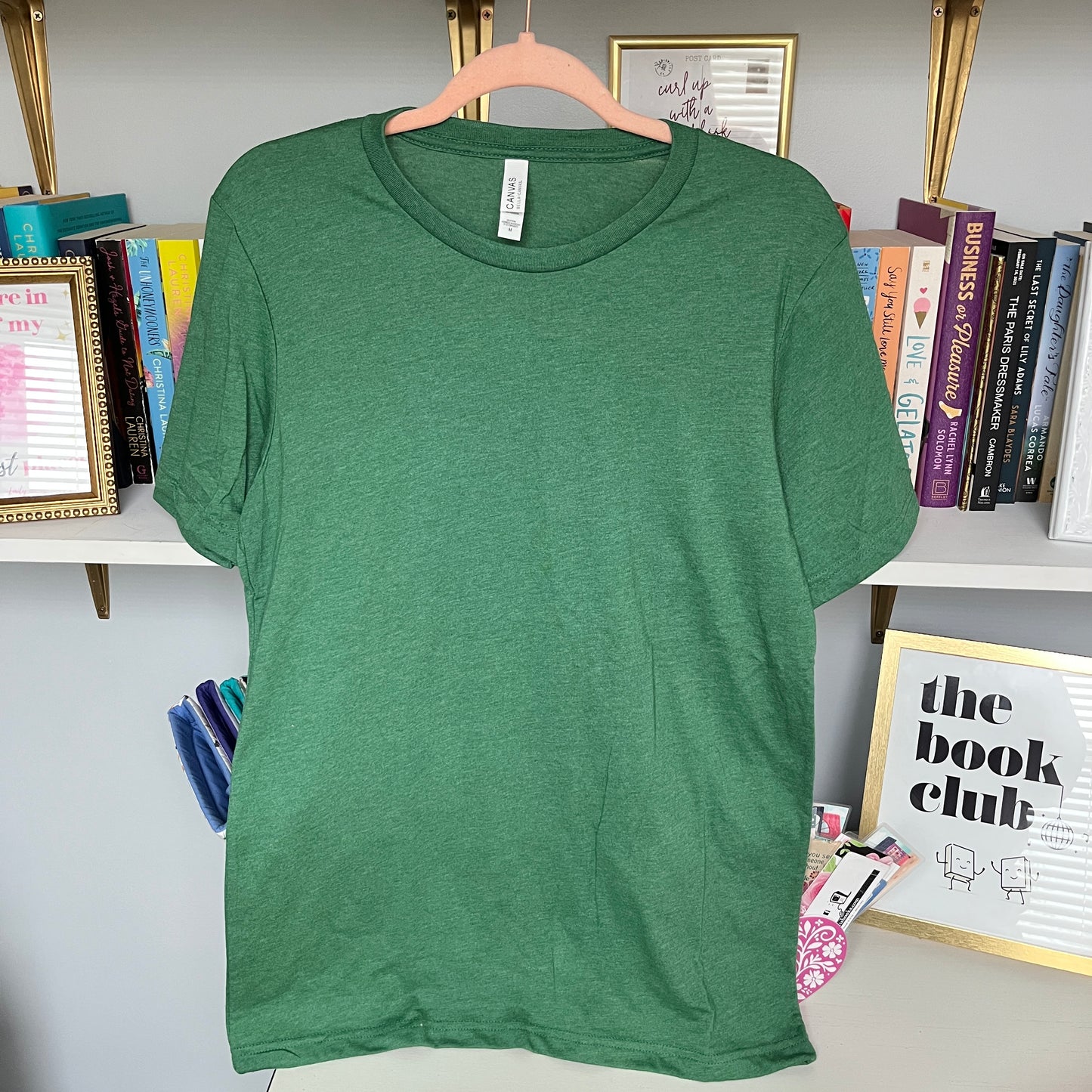 Size M Green Tshirt- Pick your design!