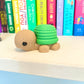 Green/Tan Turtle book Shelf Buddy