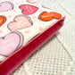 Candy Heart Book Sleeve