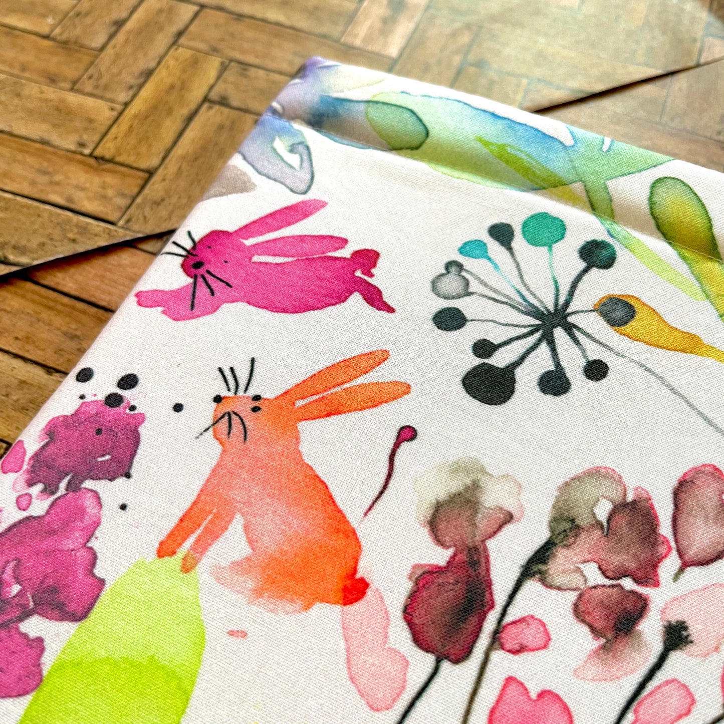 Spring Watercolor Book Sleeve