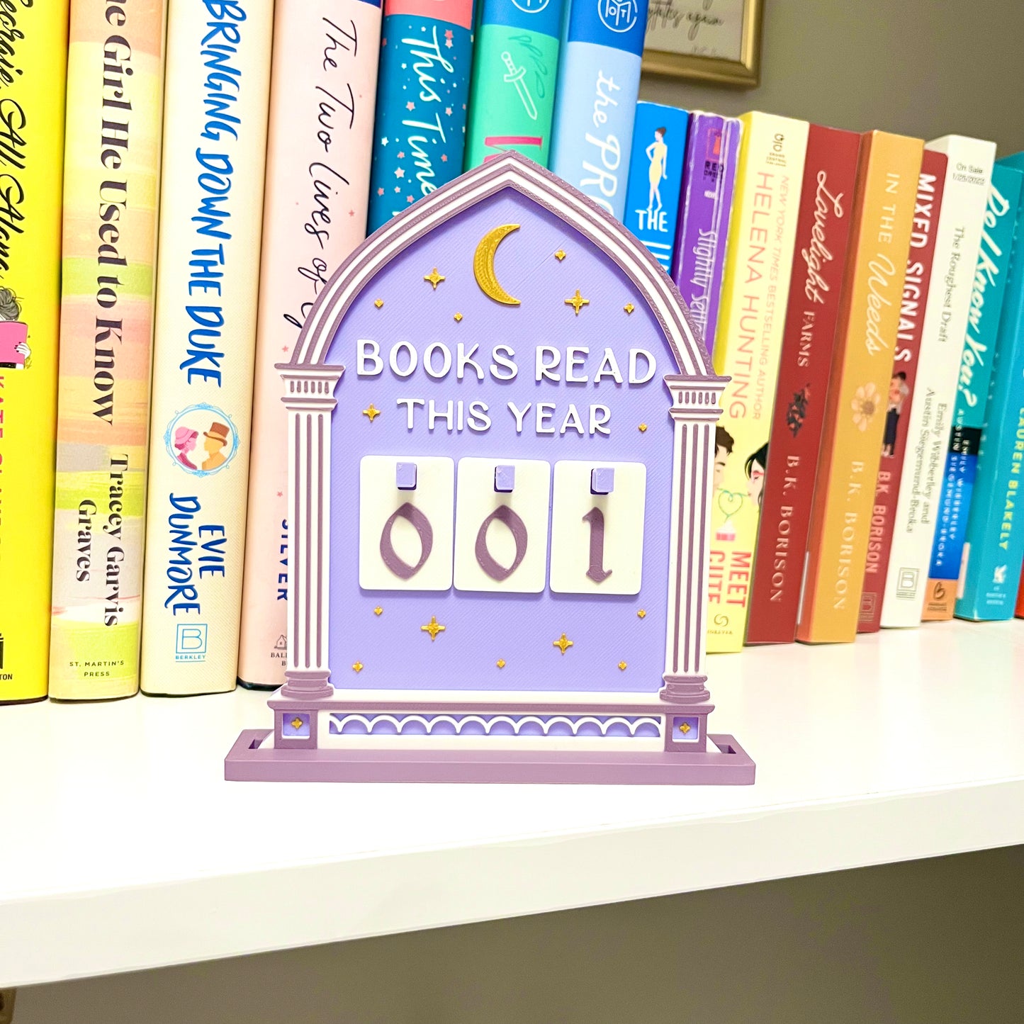 Books Read this Year Sign Counter