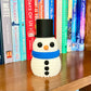 Knitted Snowman Book Shelf Buddy