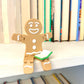 Bookish Gingerbread Man Book Shelf Buddies