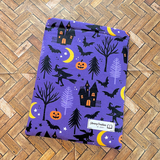 Halloween Night Flannel Book Sleeve