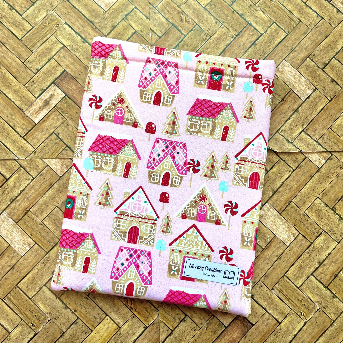 Gingerbread Village Book Sleeve