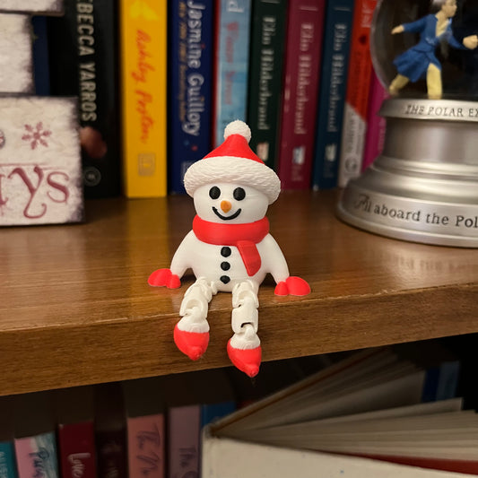 Oopsie Snowman Book Shelf Buddy