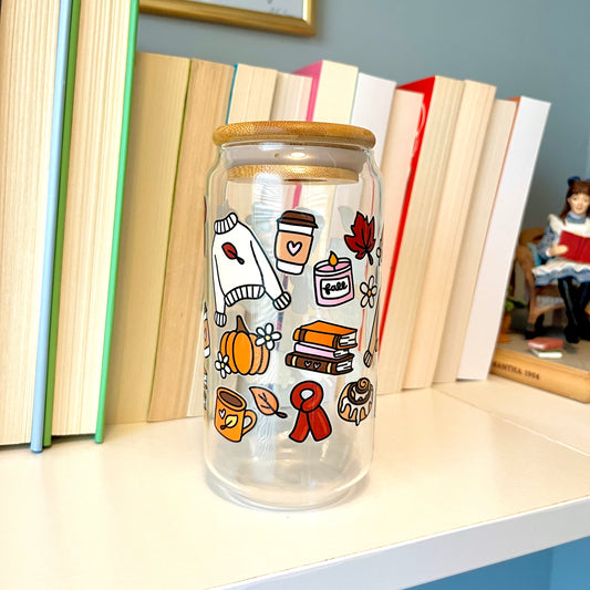 Sweater Weather Glass Cans