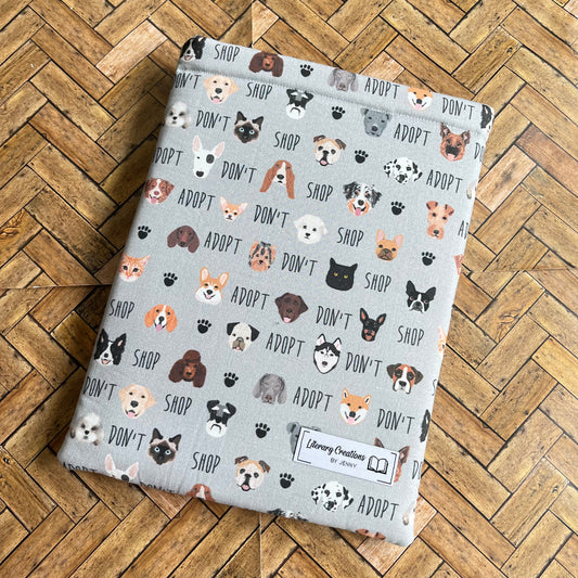 Adopt, Don’t Shop Book Sleeve
