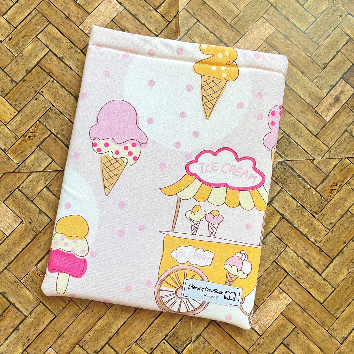 Ice Cream Cart Book Sleeve