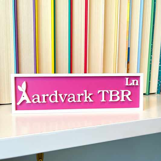 Aardvaark TBR Ln Sign