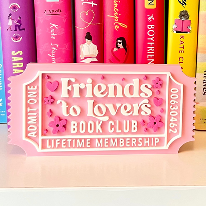Romance Trope Book Club Signs