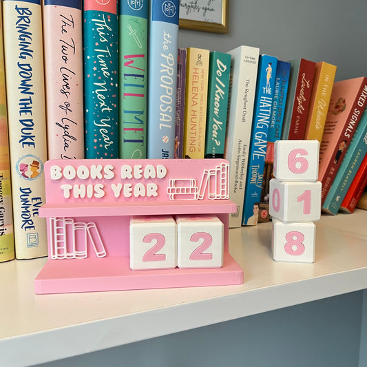 Oopsie- Light Pink Book Counter