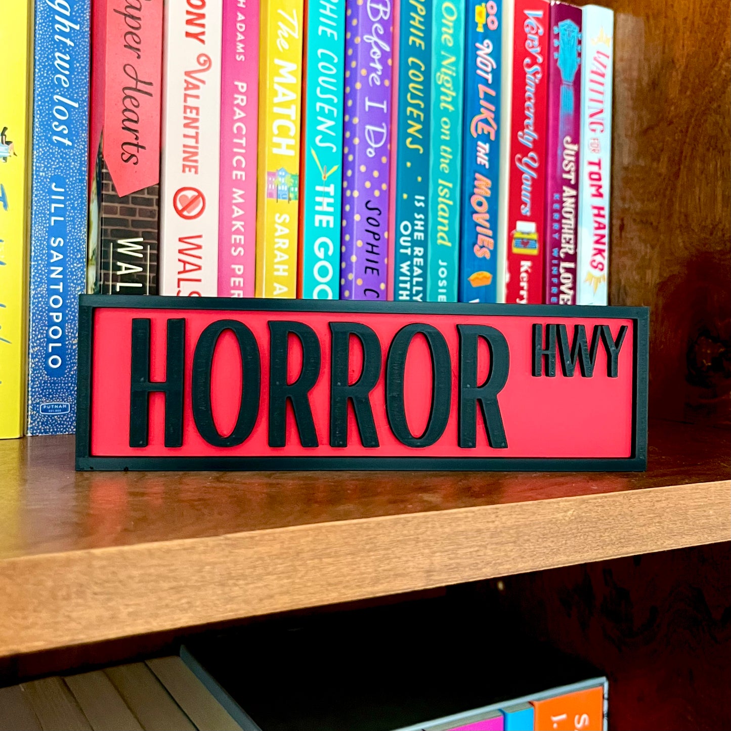 Genre Book Shelf Signs