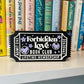 Oopsie- Forbidden Love Book Club Shelf Sign