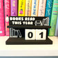Books Read this Year Box Counter