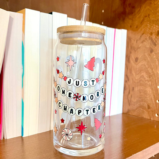 Just One More Chapter Glass Cans