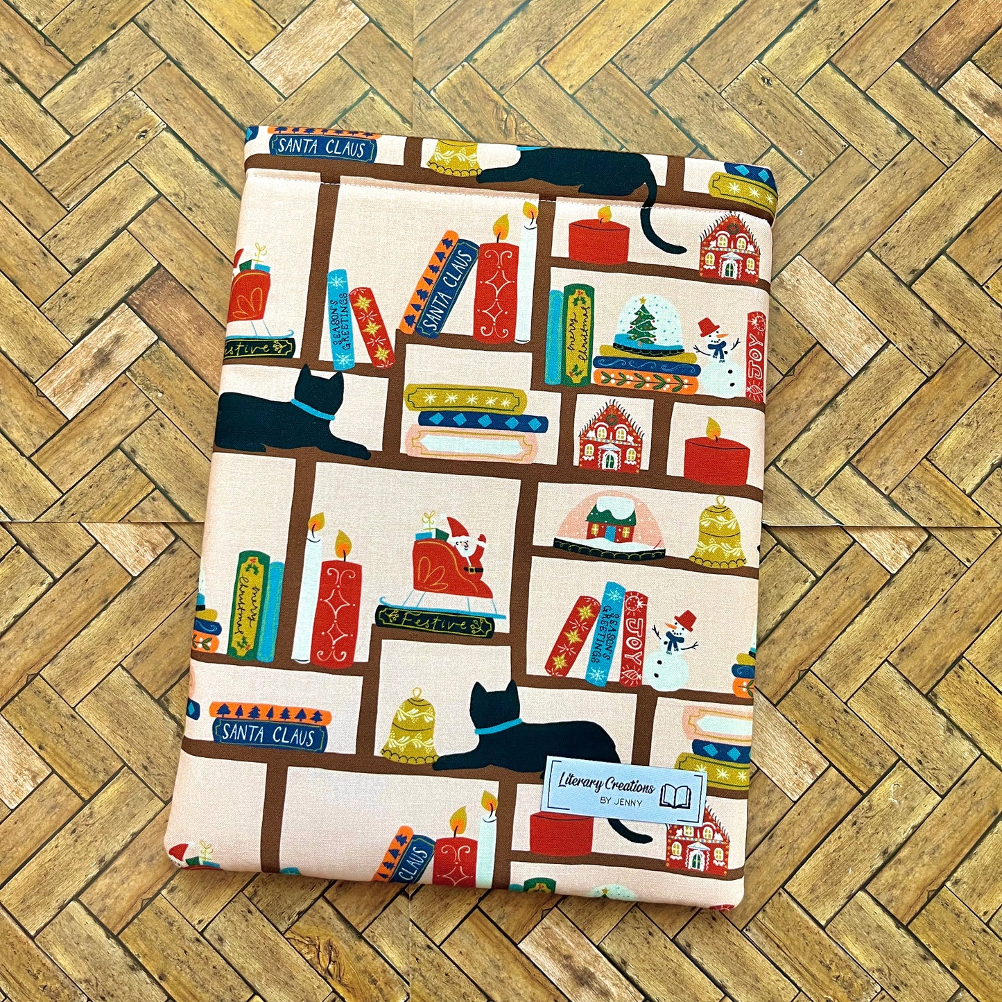 Bookish Christmas Book Sleeve