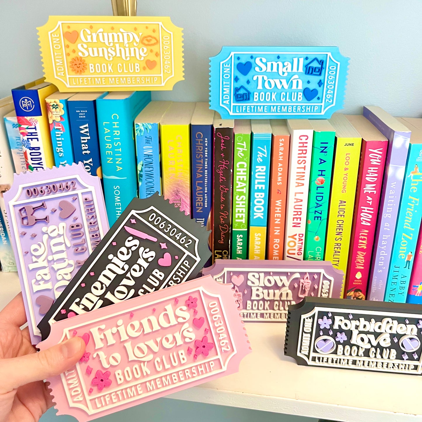 Romance Trope Book Club Signs