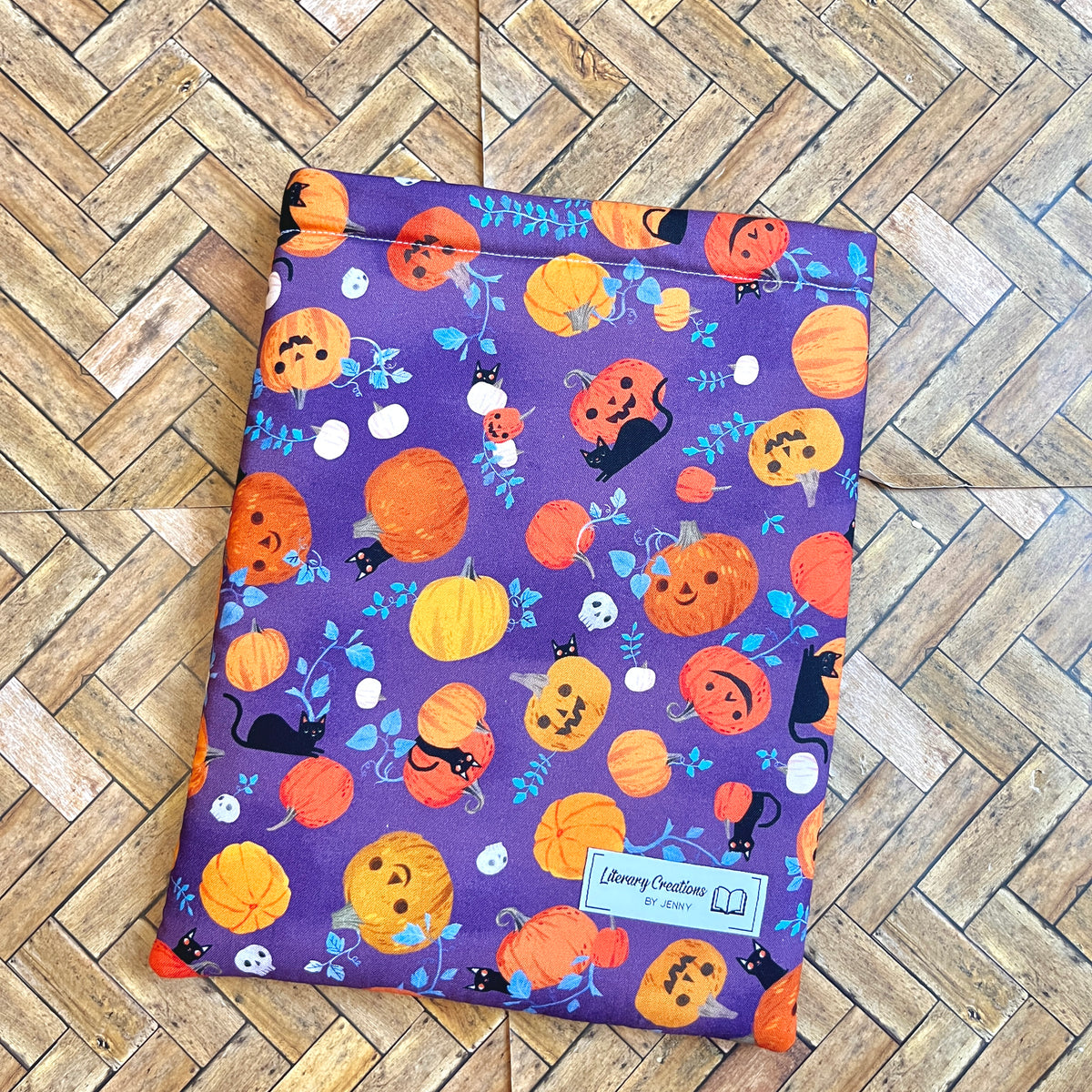 Cats and Pumpkins Book Sleeve