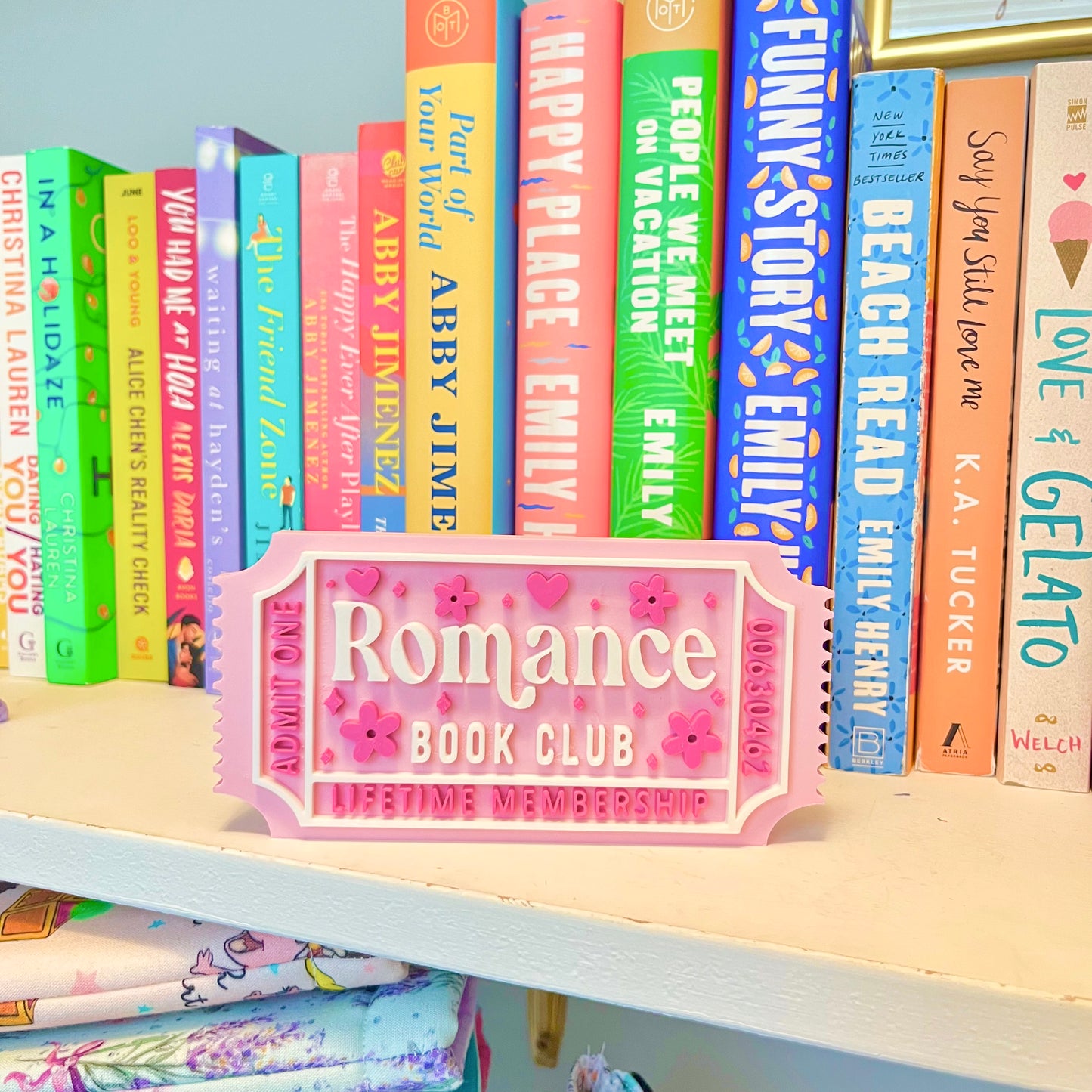 Genre Book Club Signs