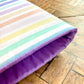 Pastel Striped Book Sleeve