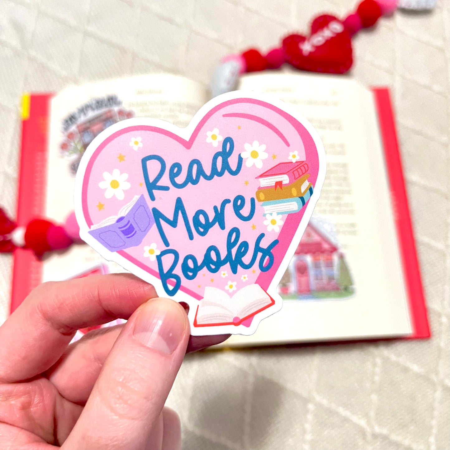 Bookish Love Vinyl Stickers