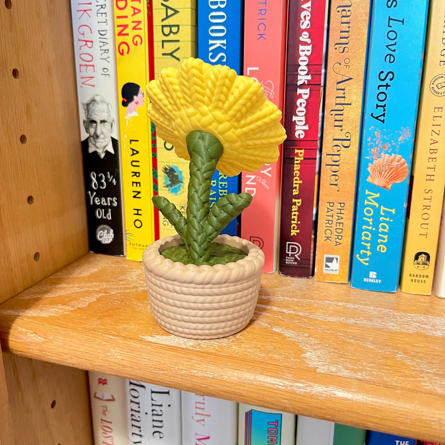 Sunflower Book Shelf Decor