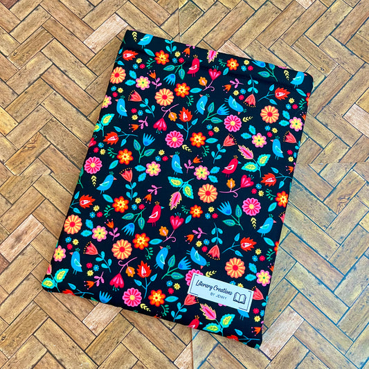 Birds and Flowers Book Sleeve
