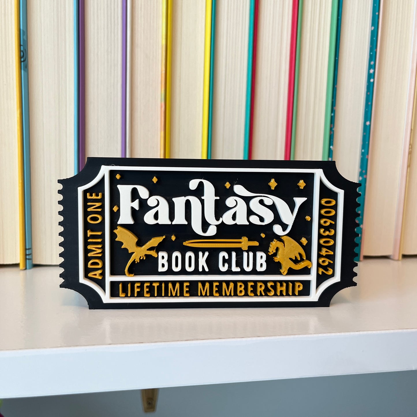 Genre Book Club Signs