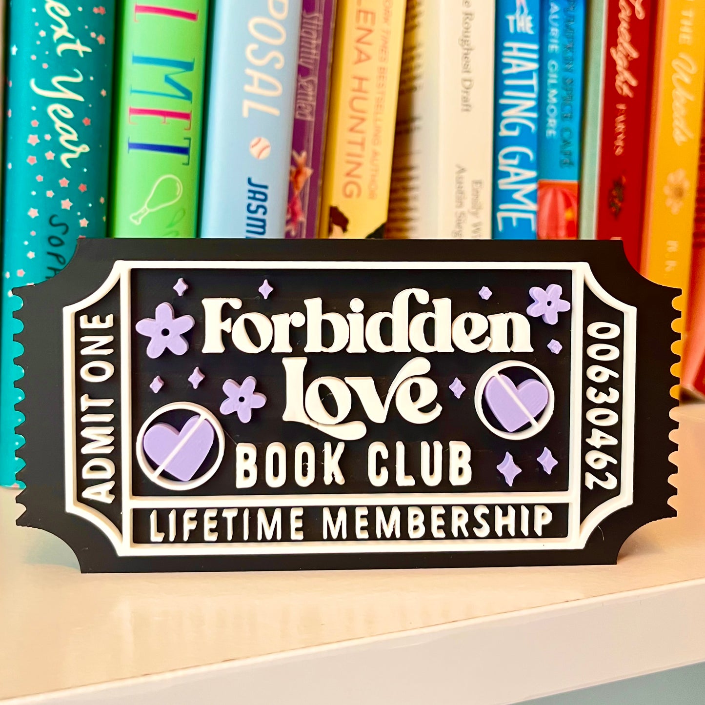 Romance Trope Book Club Signs