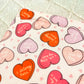 Candy Heart Book Sleeve