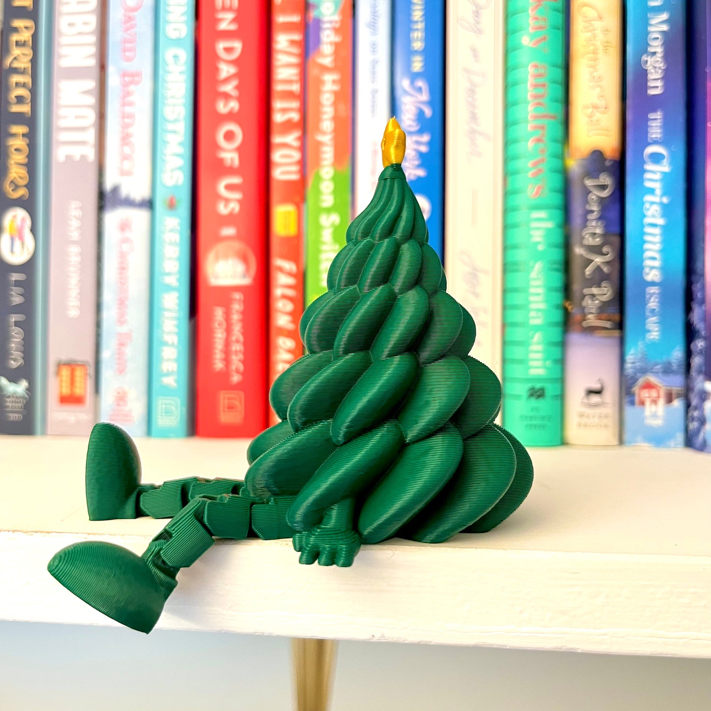 Christmas Tree Book Shelf Buddies