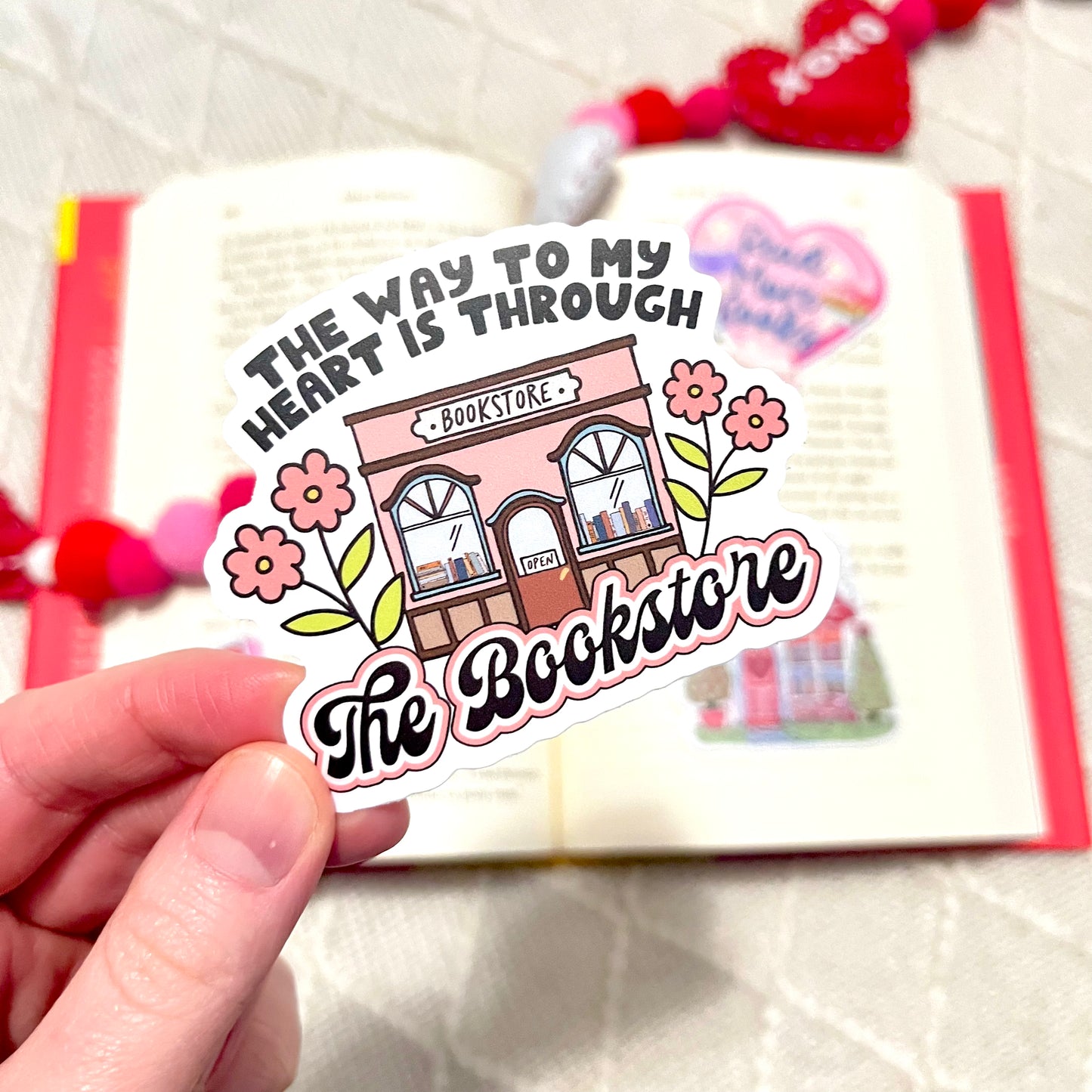 Bookish Love Vinyl Stickers