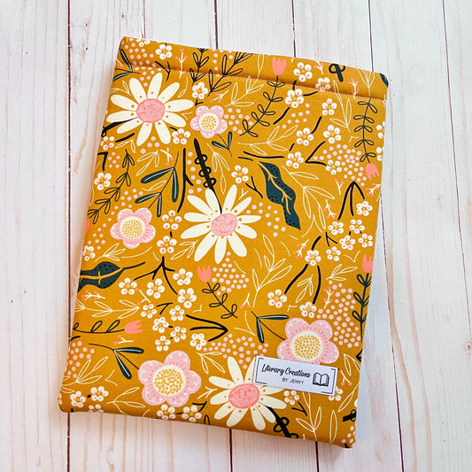 Earthy Florals Book Sleeve