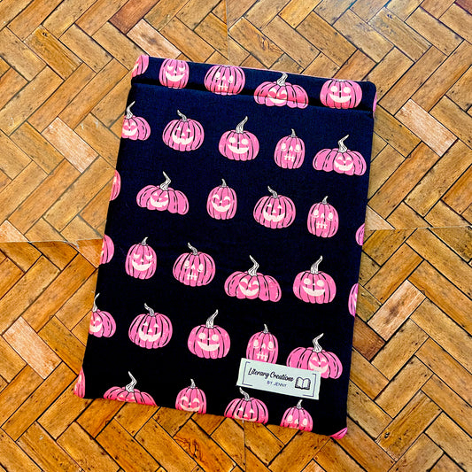 Pink Pumpkin Book Sleeve