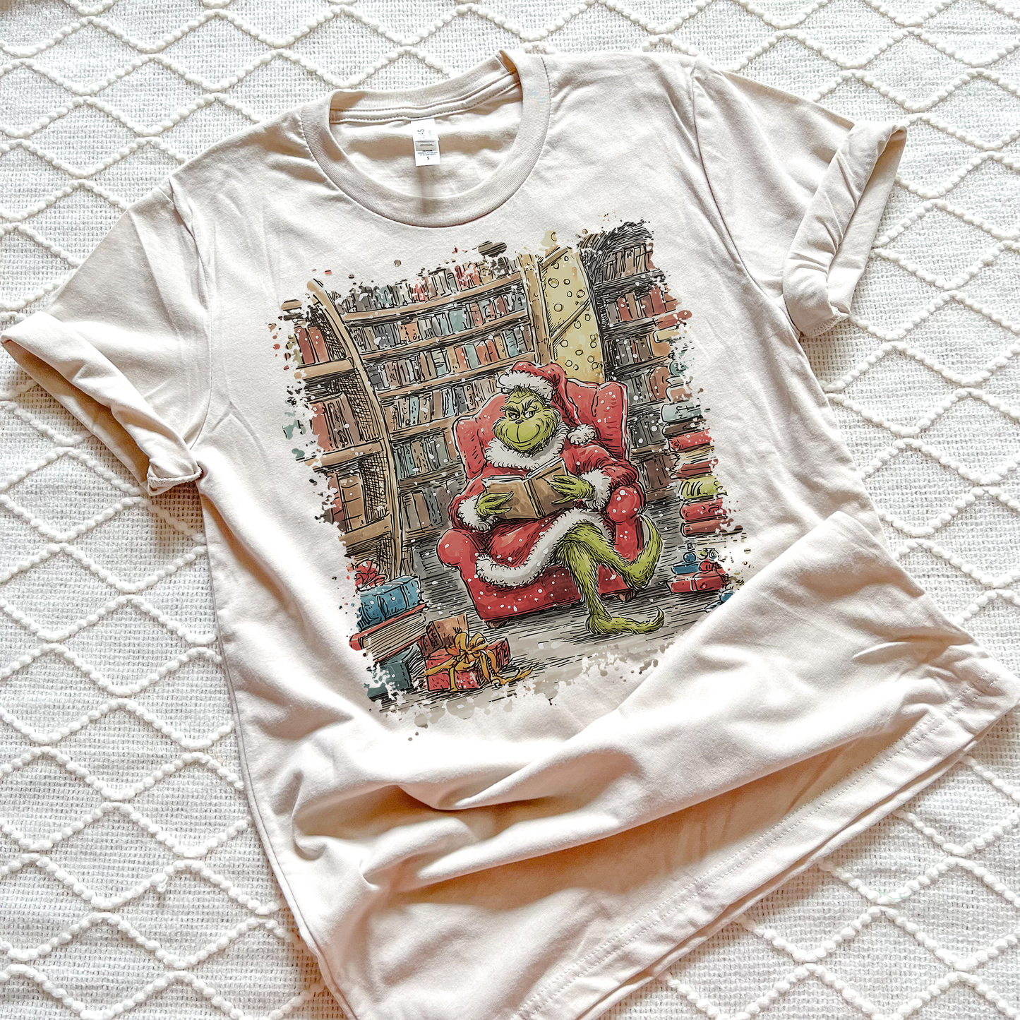 Grinch Reading T-shirts