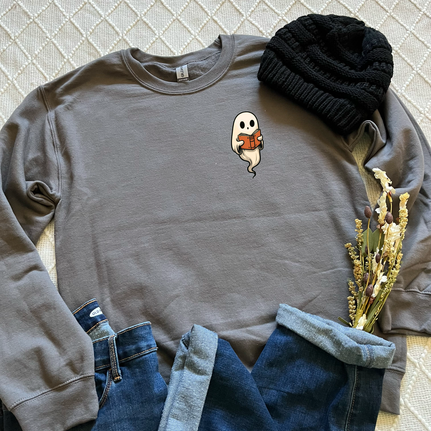 Spooky Bookstack Sweatshirts