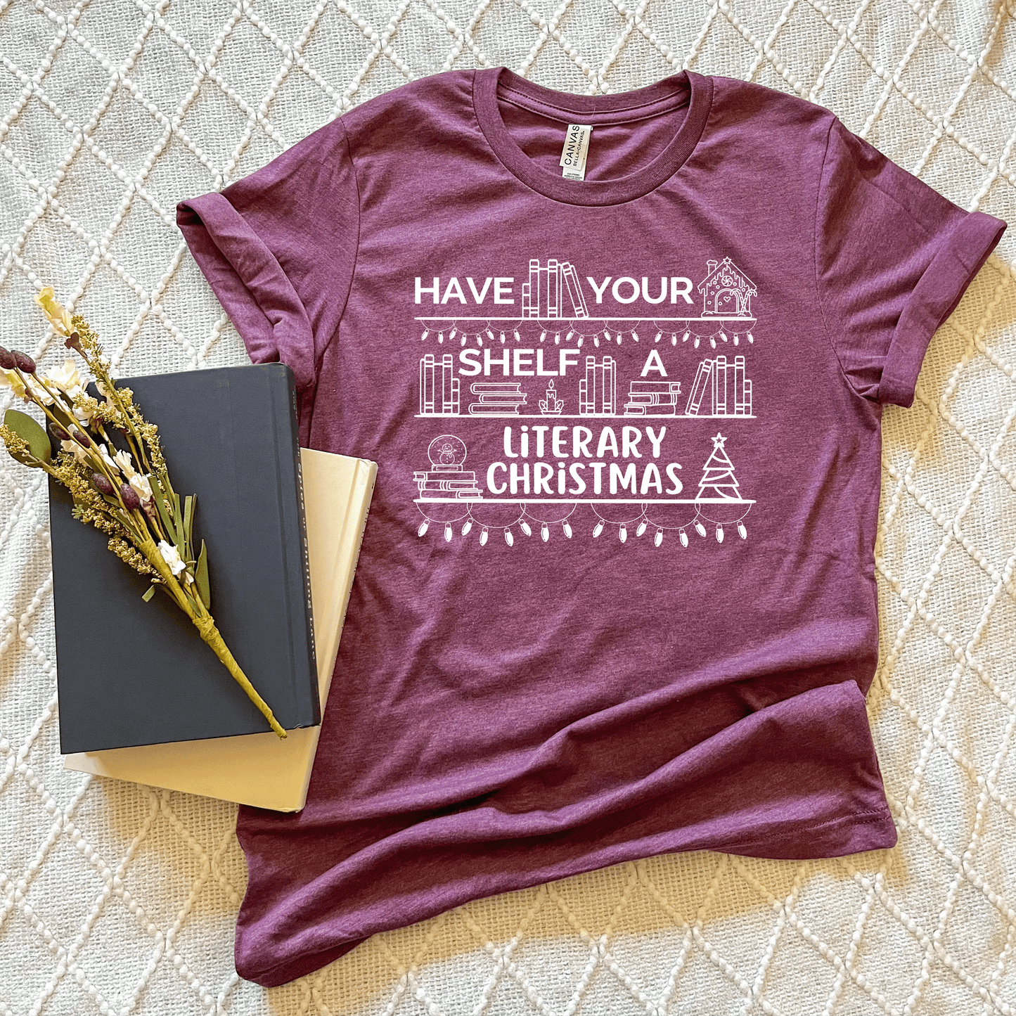 Have your Shelf a Literary Christmas T-Shirts
