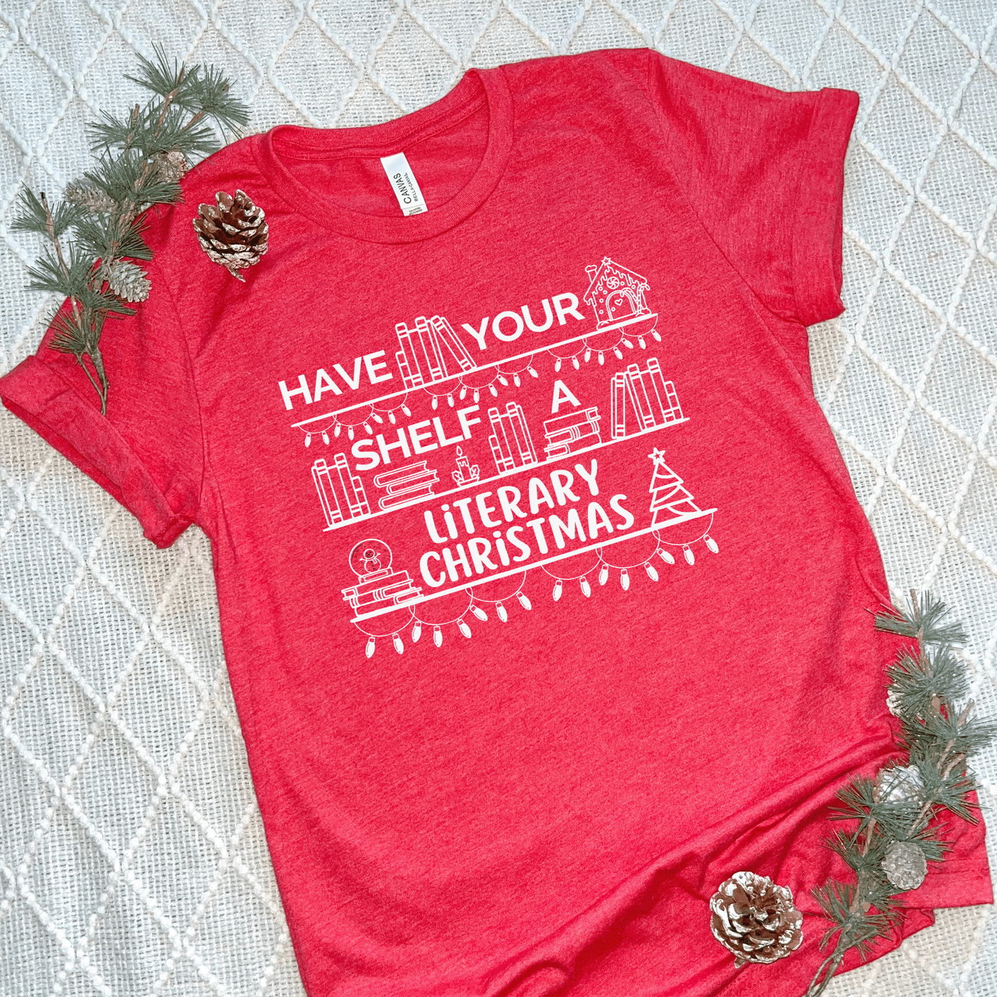 Have your Shelf a Literary Christmas T-Shirts