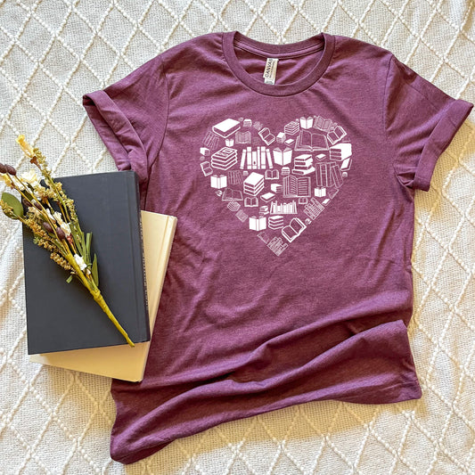 Heart of Books Apparel