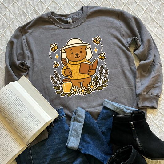 Bookish Honey Bear Sweatshirt