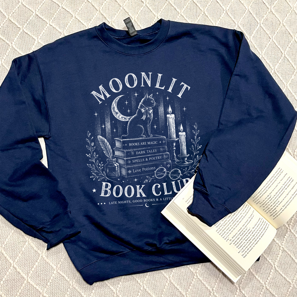 Moonlit Book Club Sweatshirts