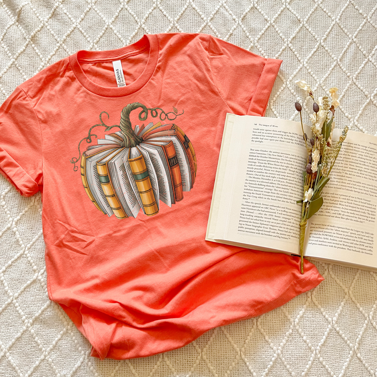 Bookish Pumpkin T-Shirts