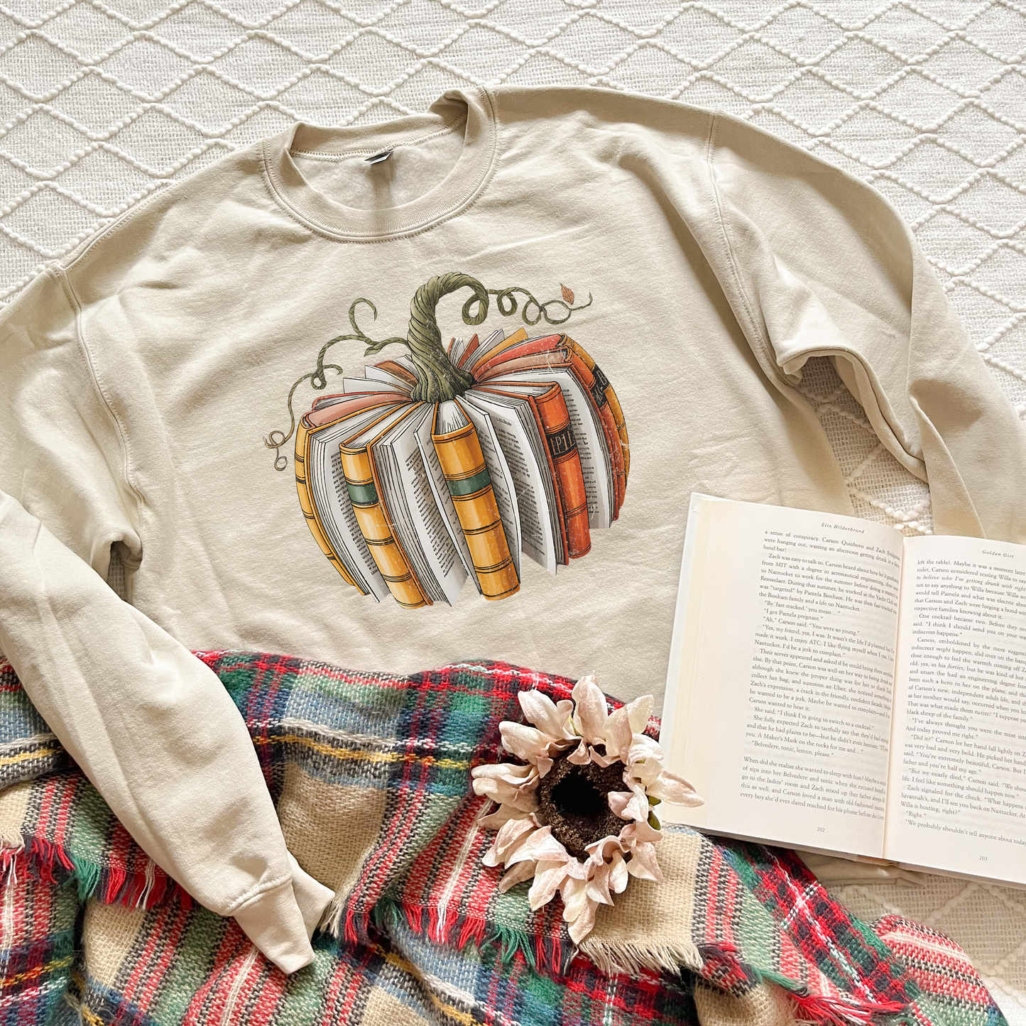 Bookish Pumpkin Sweatshirts