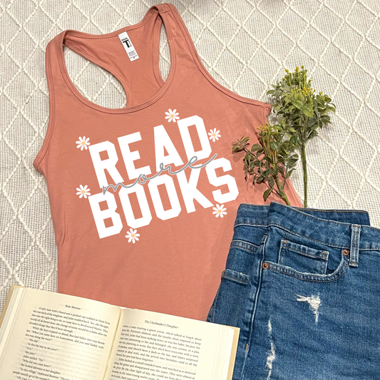 2XL Read More Books Tank Top