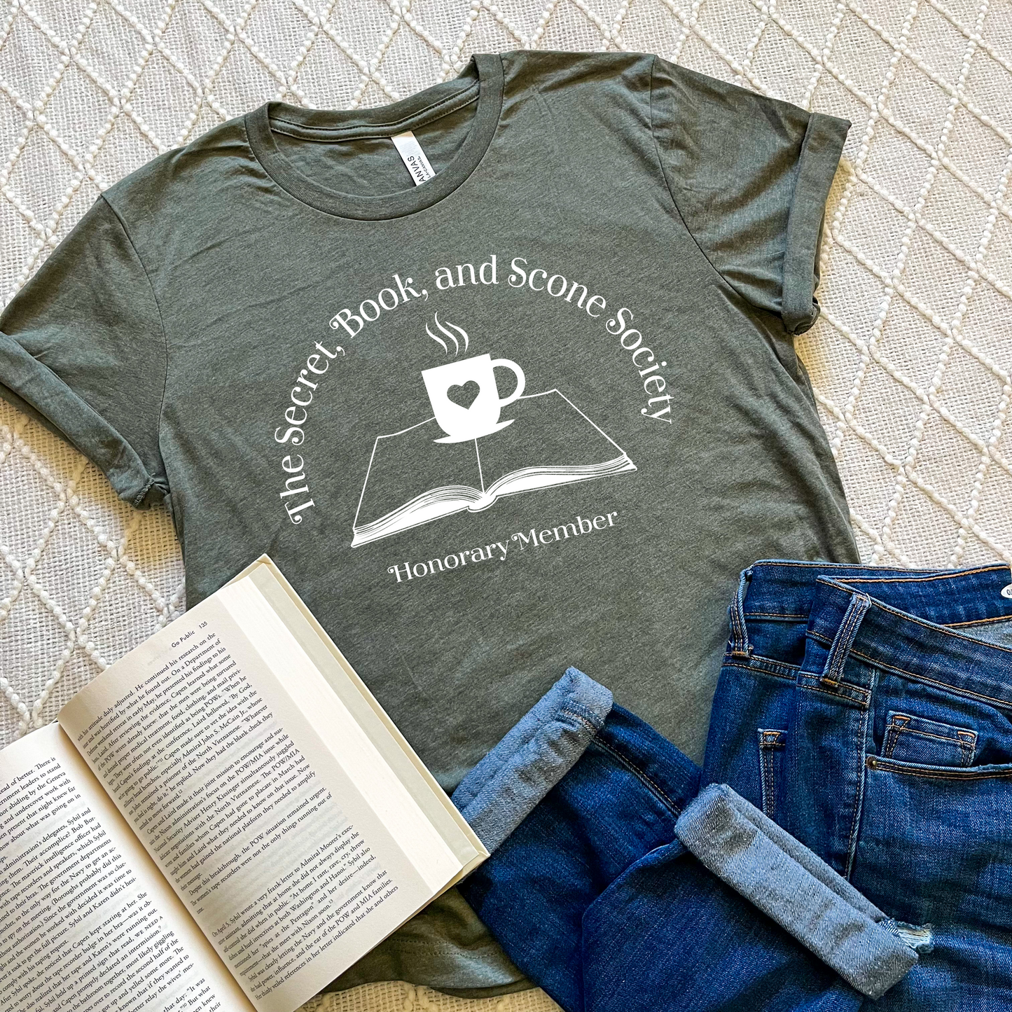 Secret, Book, and Scone Society T-Shirt