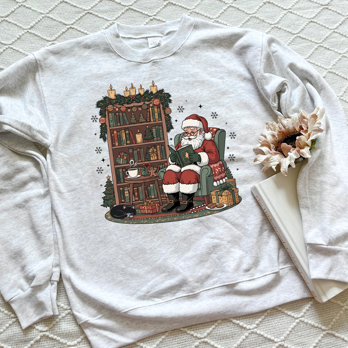 Santa Reading Sweatshirts