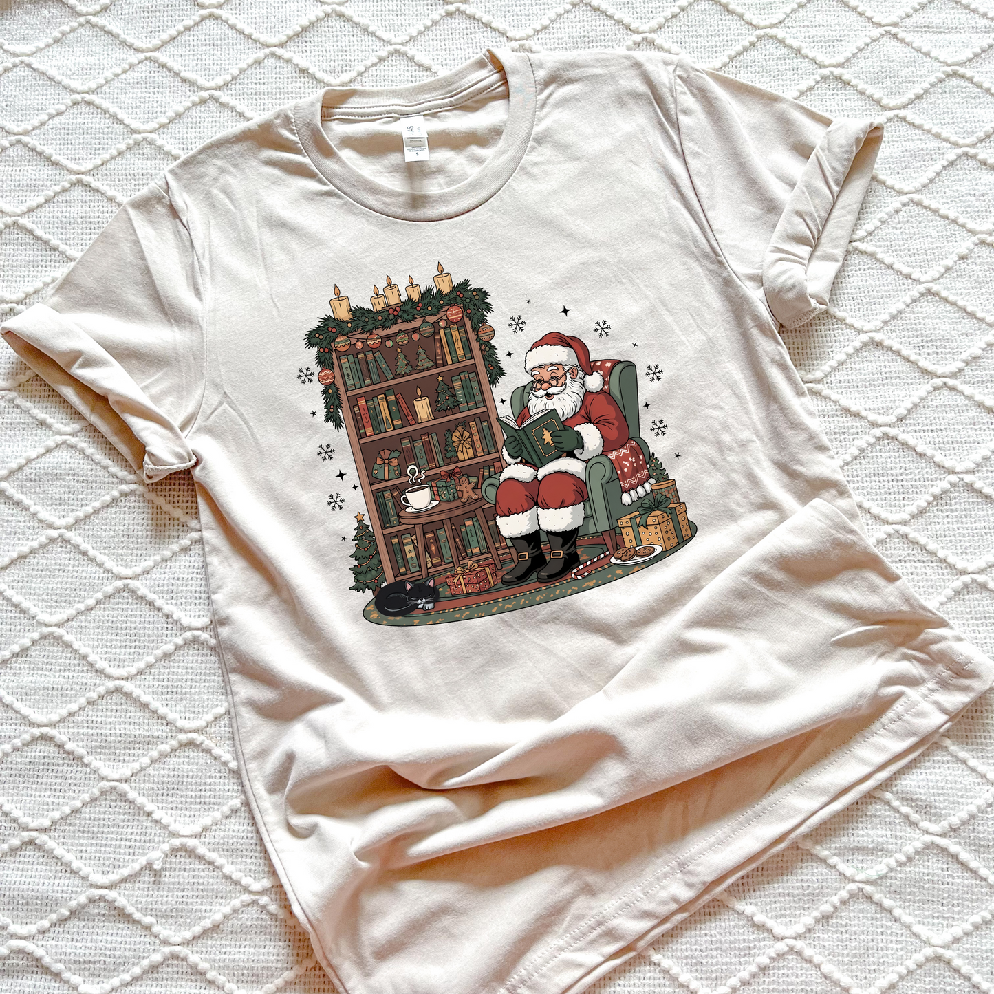 Santa Reading T-shirts