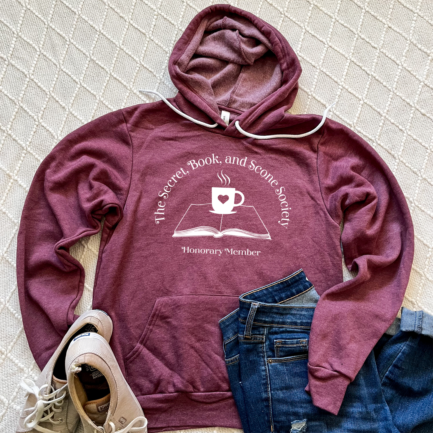 Secret, Book, and Scone Society Sweatshirts